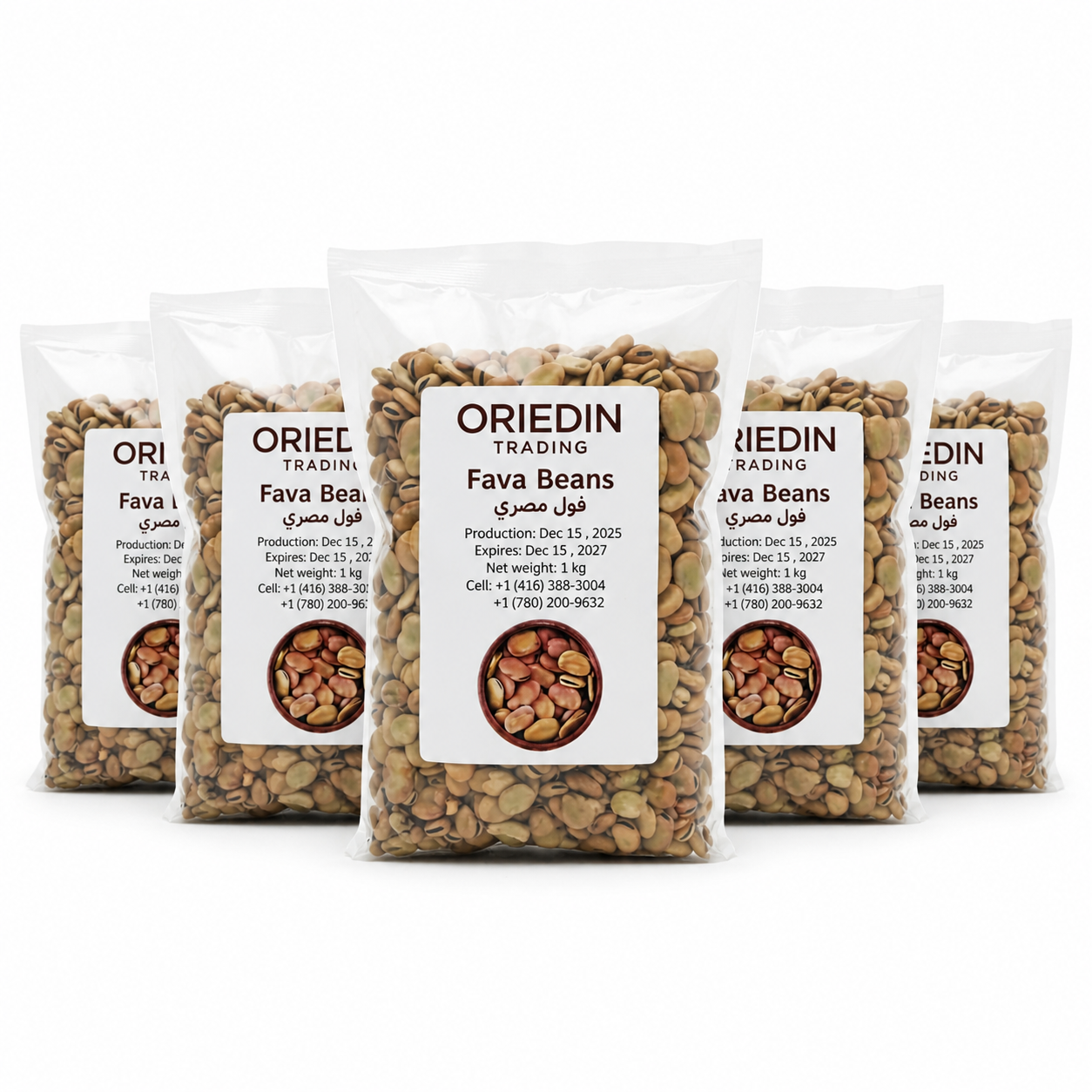 Oriedin Premium Fava Beans (Ful Masri) – 5 KG