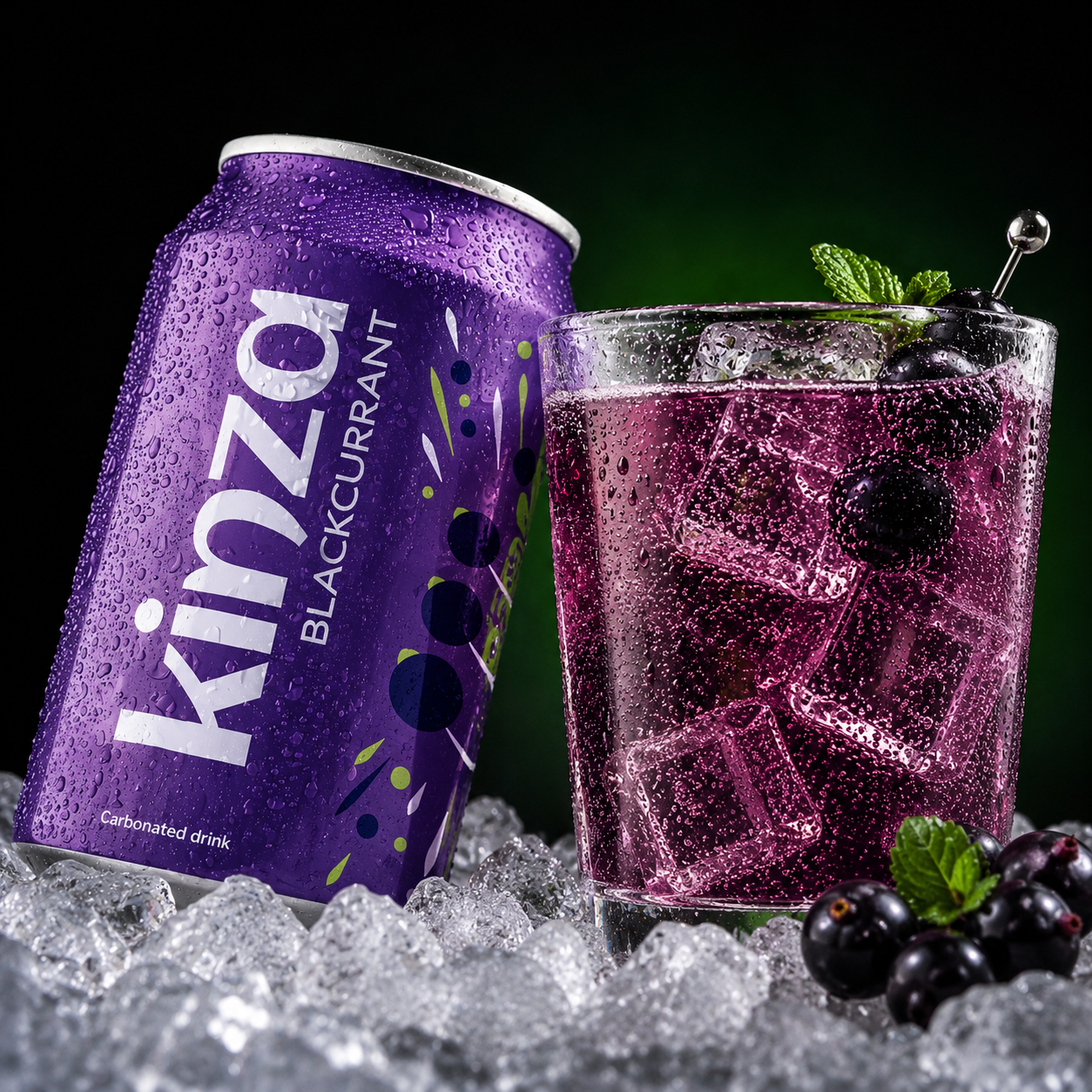 Kinza Blackcurrant – 300 ml