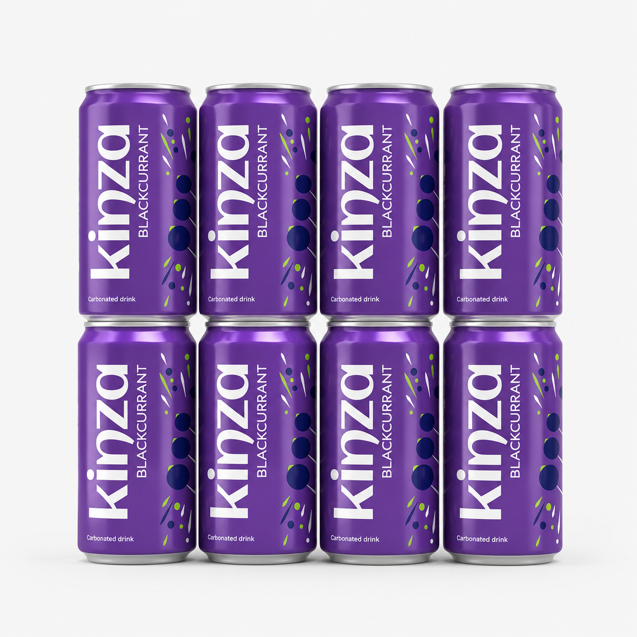 Kinza Blackcurrant – 300 ml (8-pack)