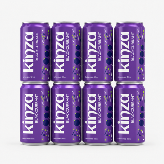 Kinza Blackcurrant – 300 ml (8-pack)