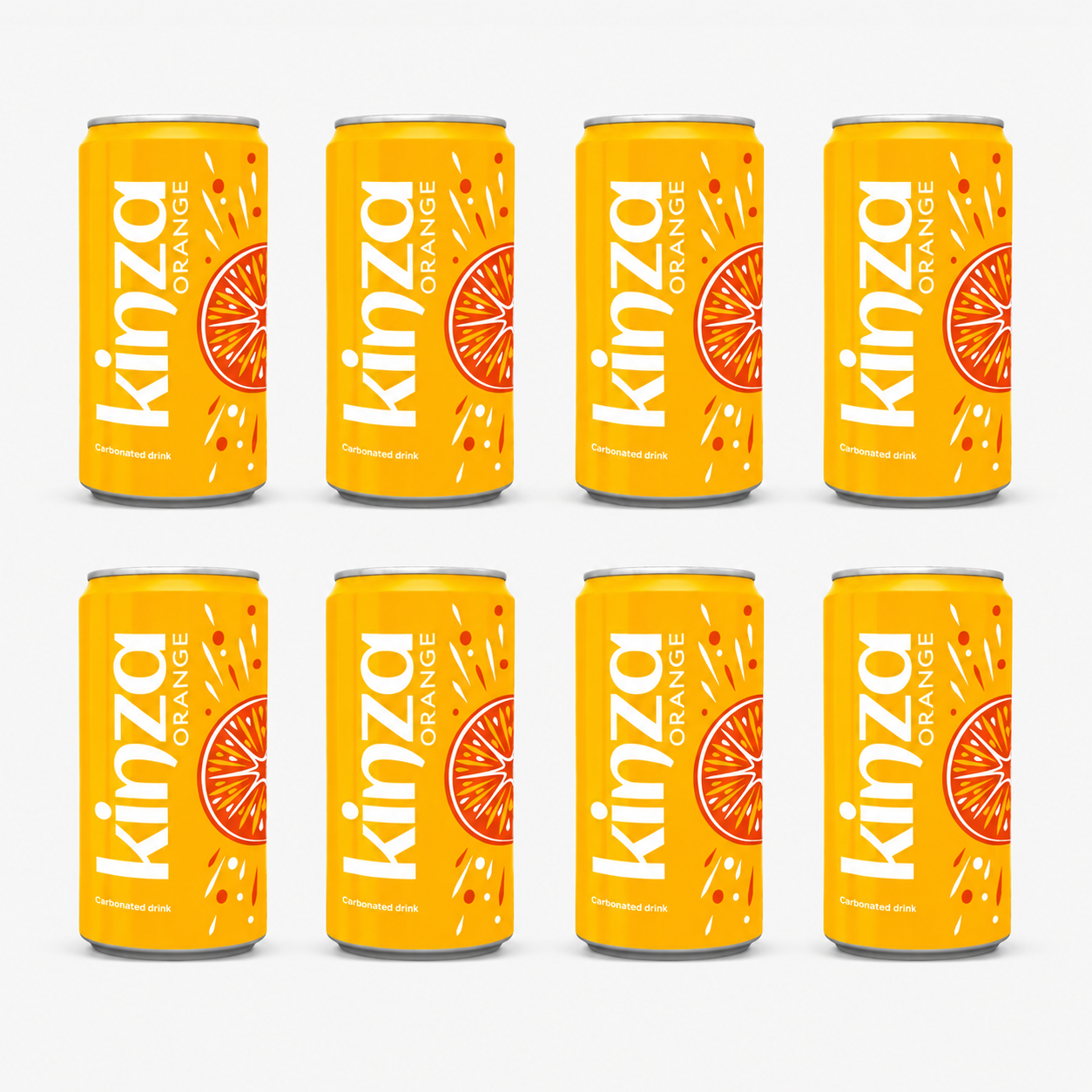 Kinza Orange – 300 ml (8-pack)