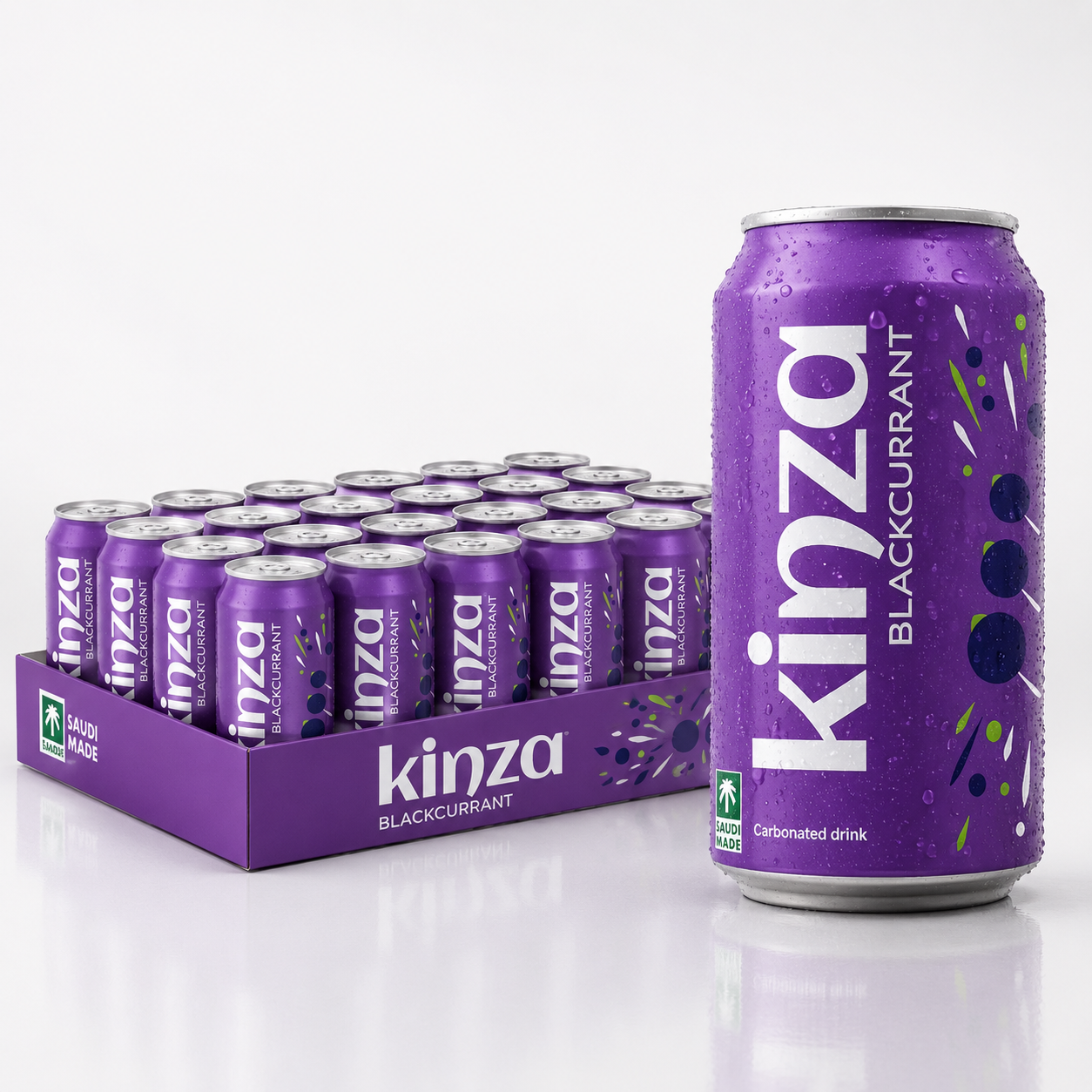 Kinza Blackcurrant – 300 ml (24-Pack)