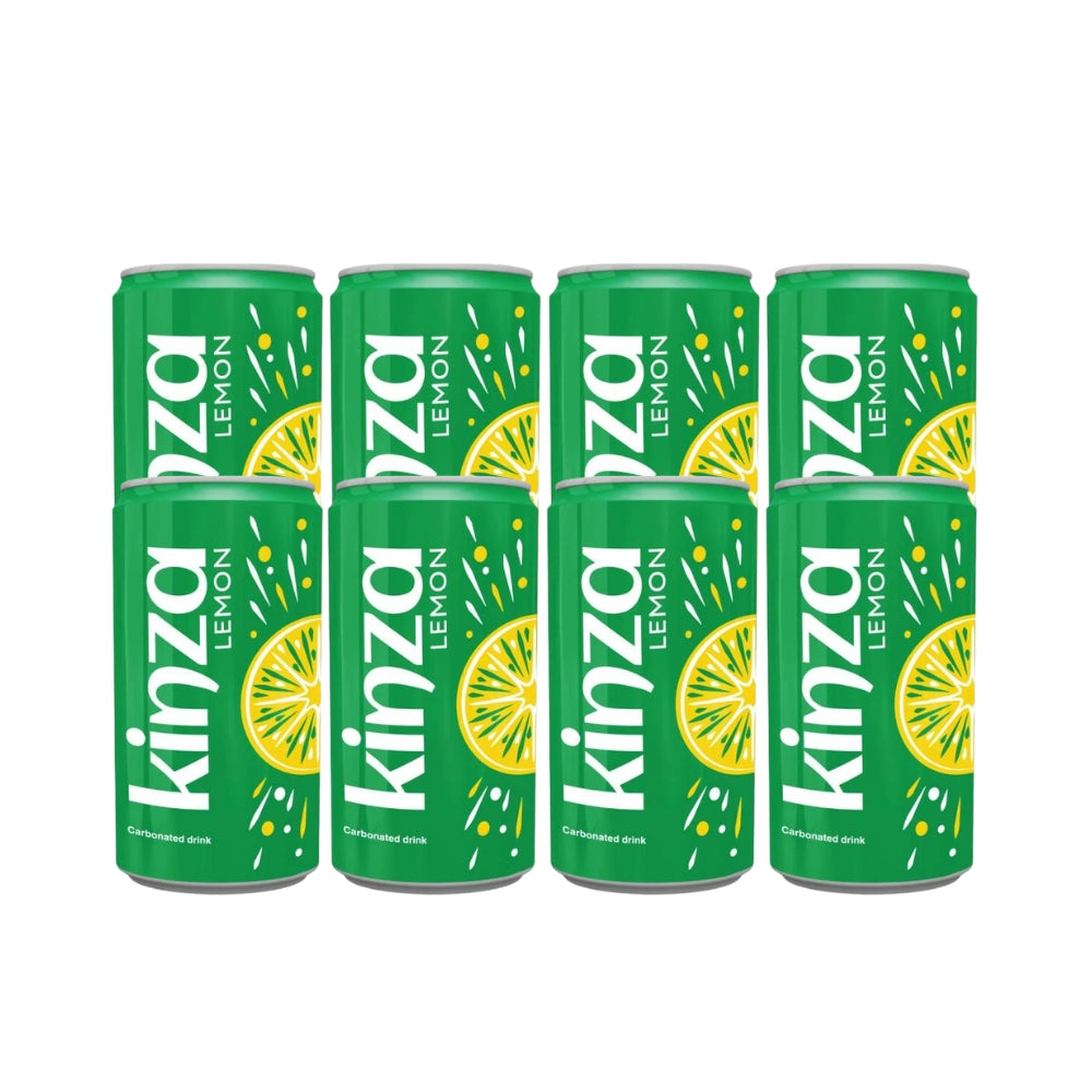 Kinza Lemon – 300 ml (8-pack)