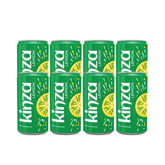 Kinza Lemon – 300 ml (8-pack)