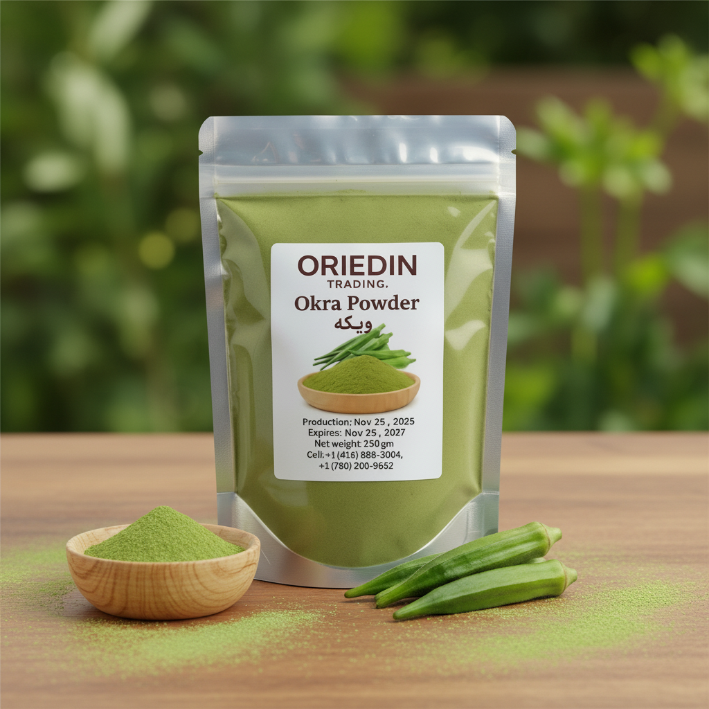 Oriedin Premium Okra Powder (Weika) – 250g Product Image